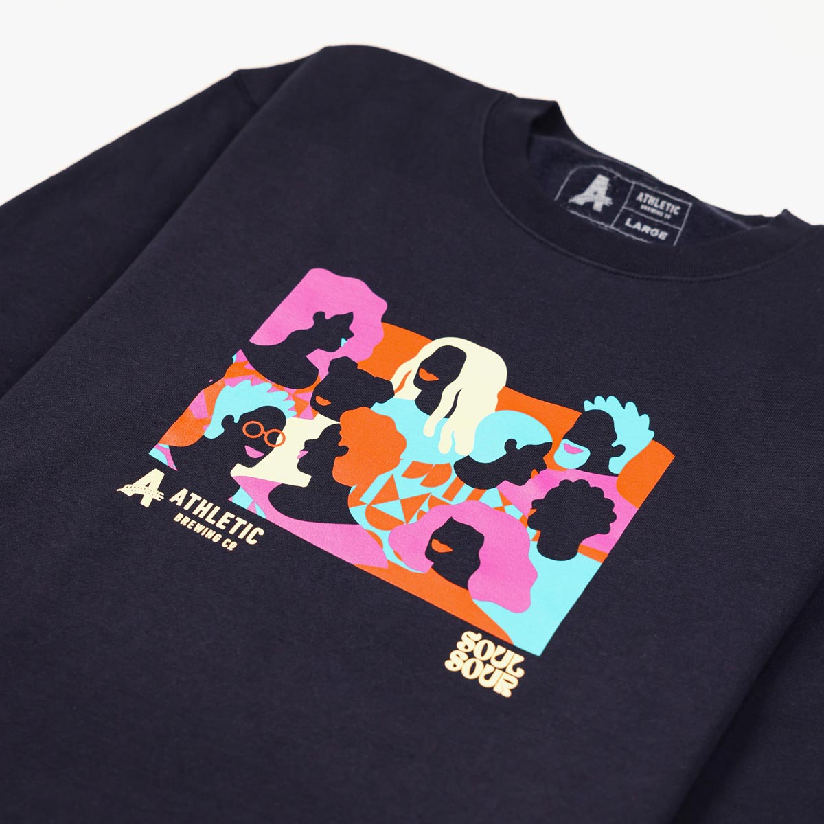 Soul Sour Midweight Navy Crewneck