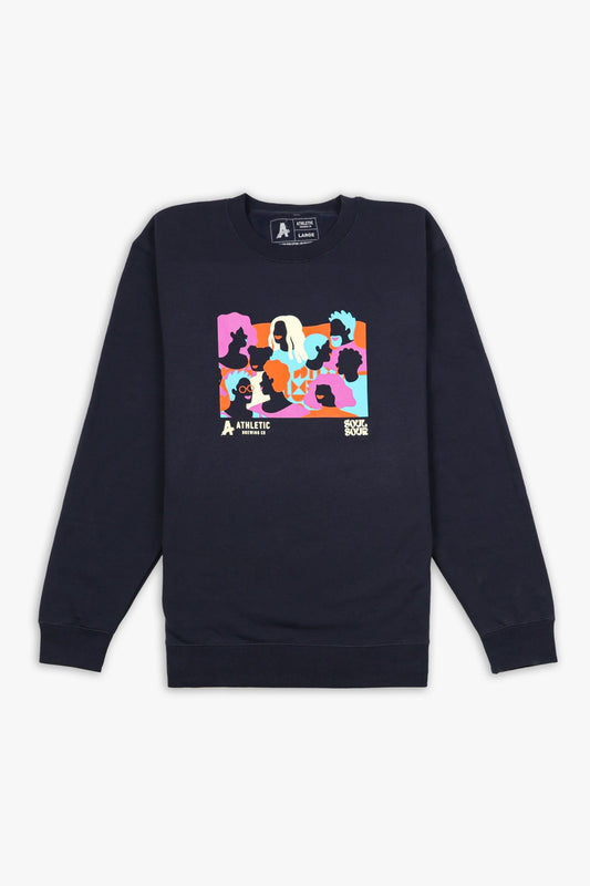 Soul Sour Midweight Navy Crewneck