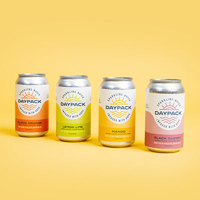 Daypack sparkling water cans