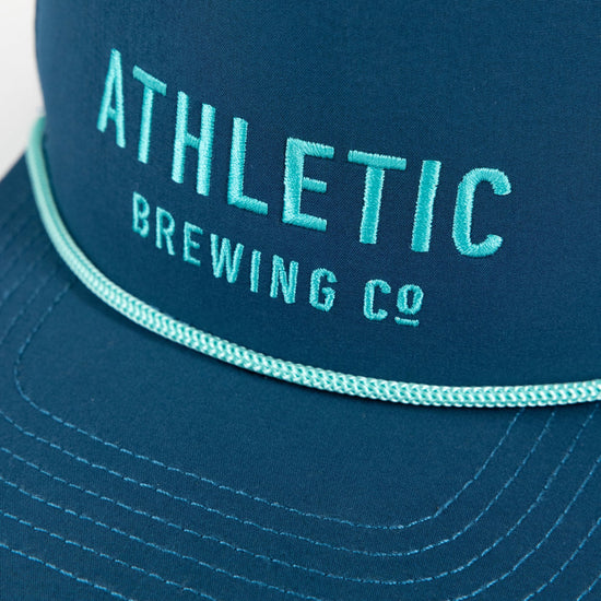 big trucker hat zoomed in