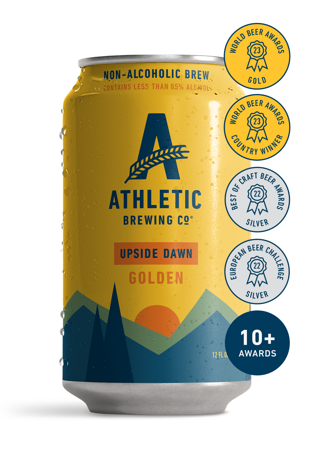 Upside Dawn | NA Gluten Removed Beer | Athletic Brewing Co