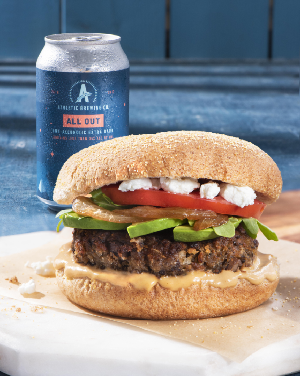 burger and all out can