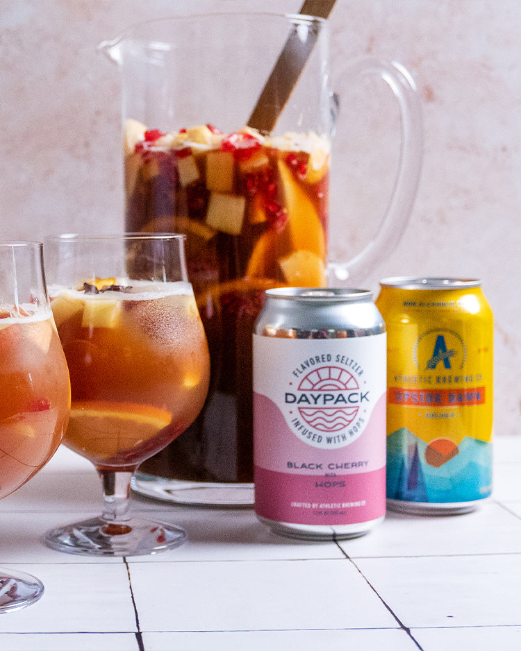 sangria and cans