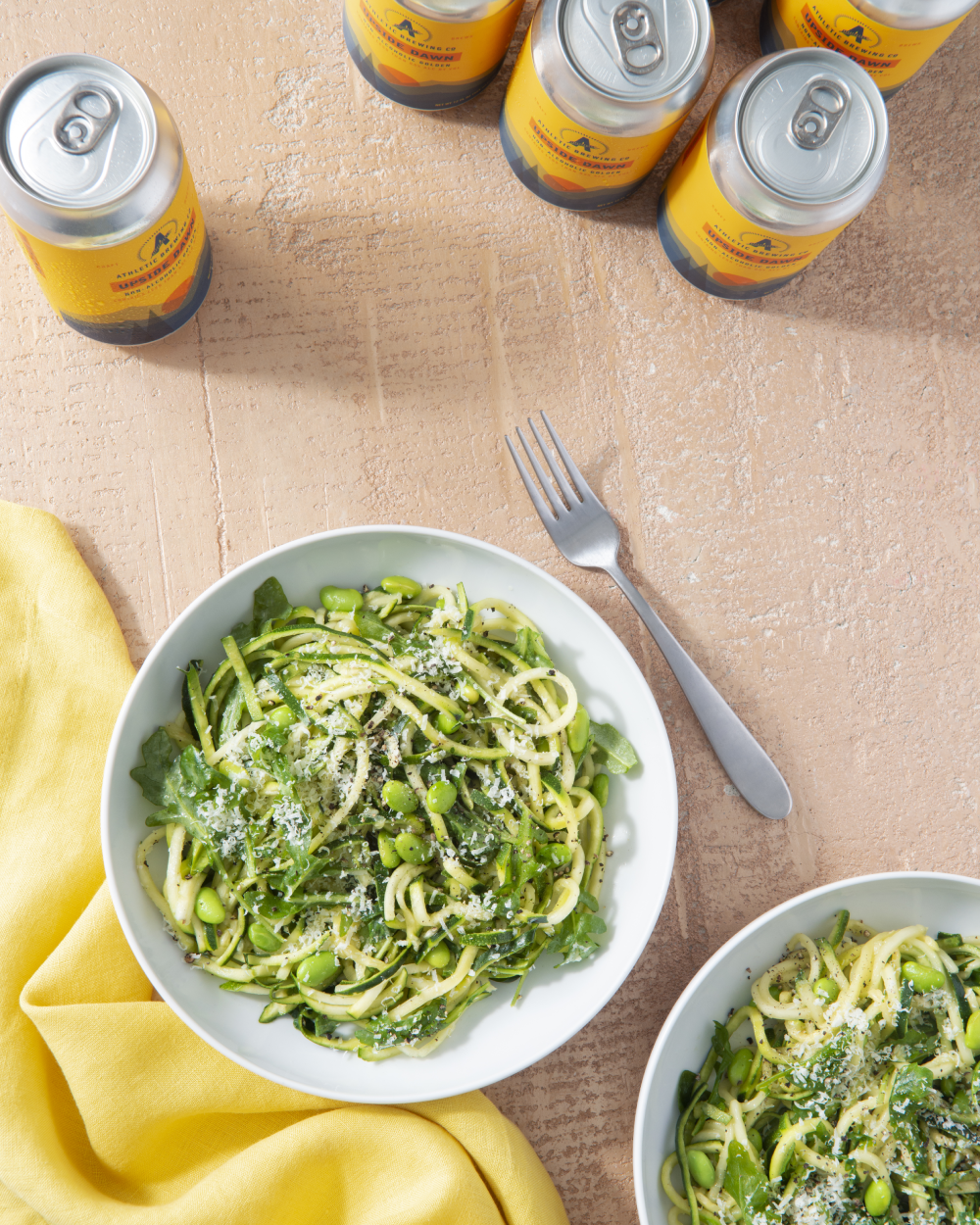 zucchini and upside dawn cans