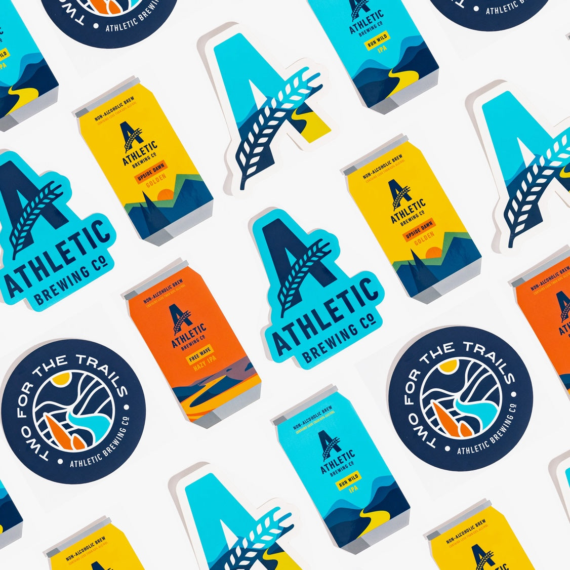 Athletic Sticker 6-Pack