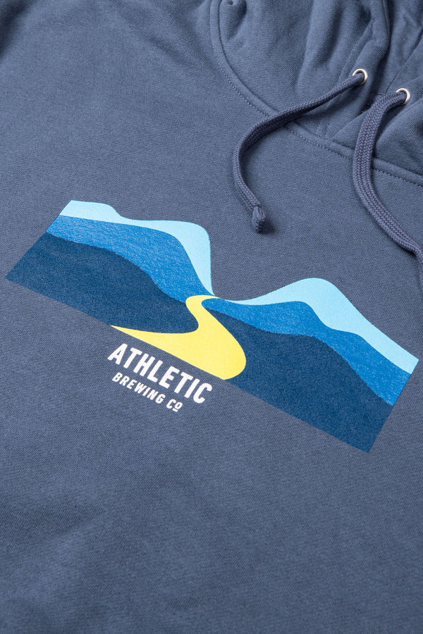 Athletic Brewing Co. Midweight Hoodie -  Storm Blue