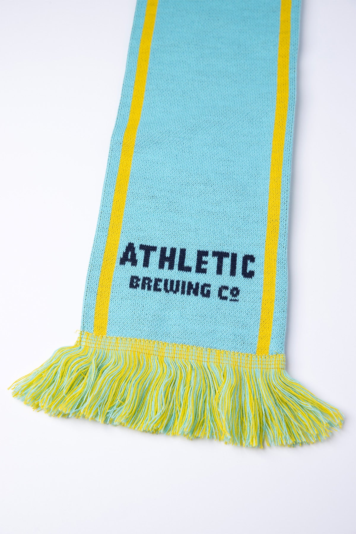 Athletic Brewing Co Custom Woven Fringe Scarf - Run Wild