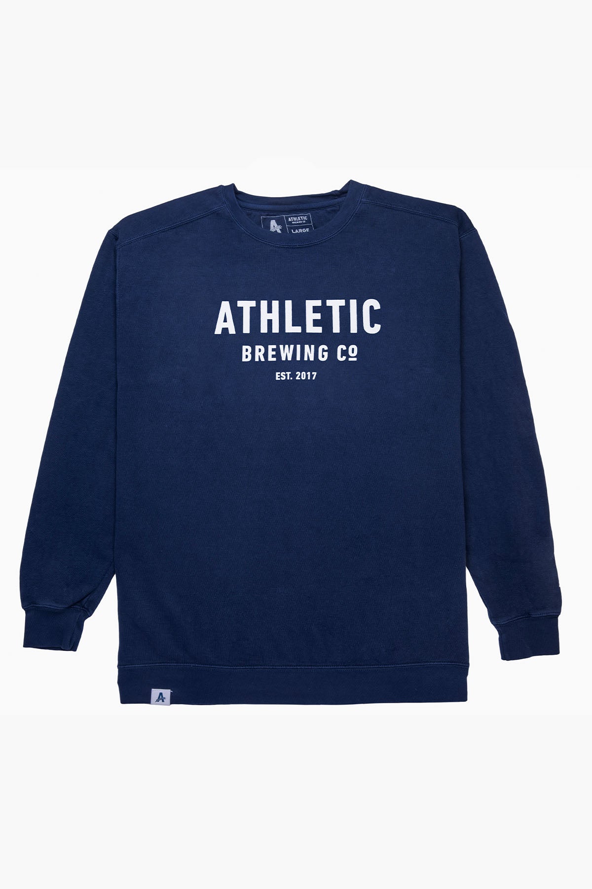 Athletic crew neck sweater new arrivals