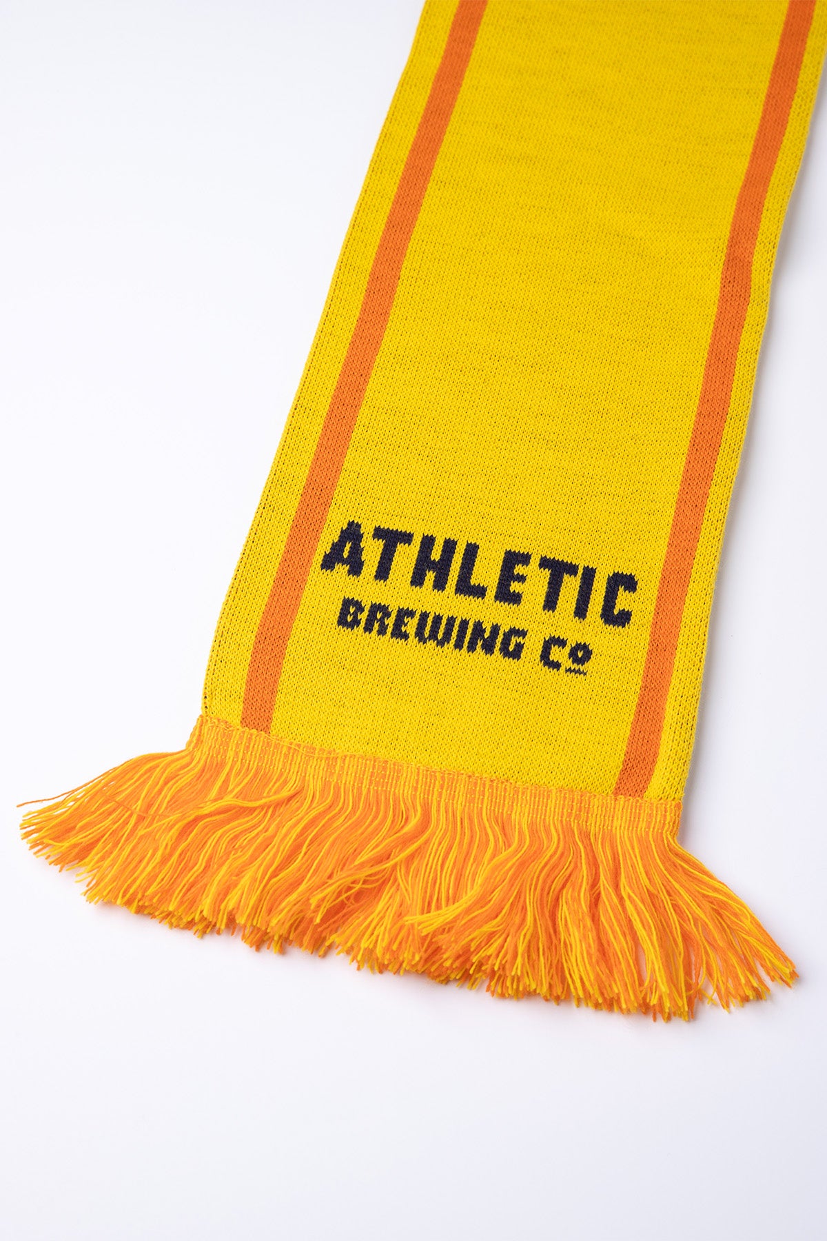 Athletic Brewing Co Custom Woven Fringe Scarf - Upside Dawn