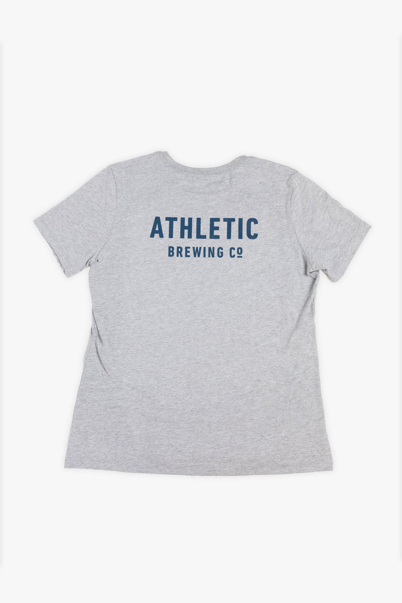 Athletic Brewing Co Logo T-Shirt Women's - Grey