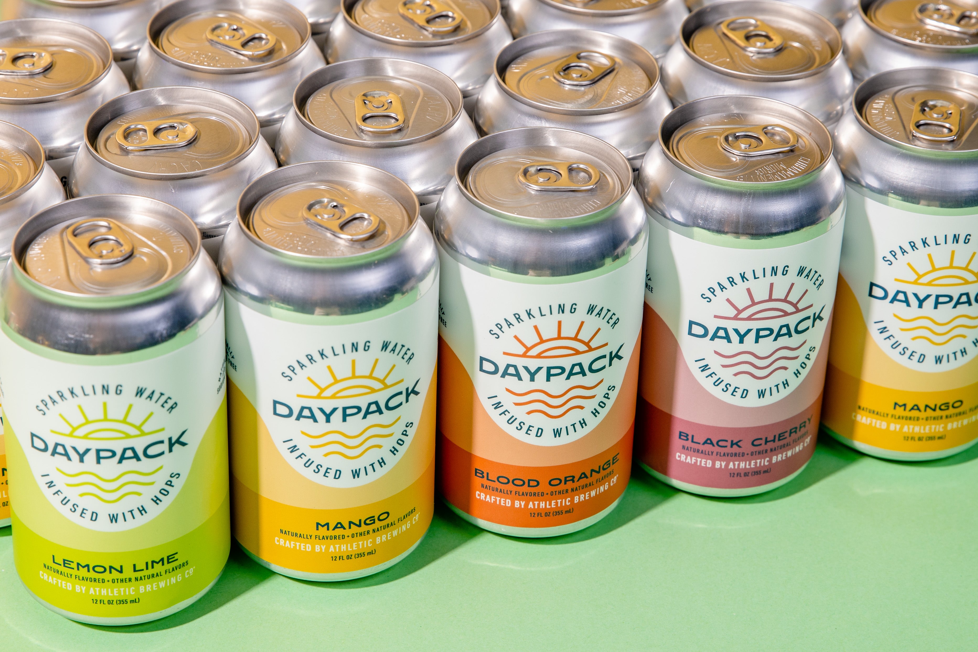 daypack sparkling water cans