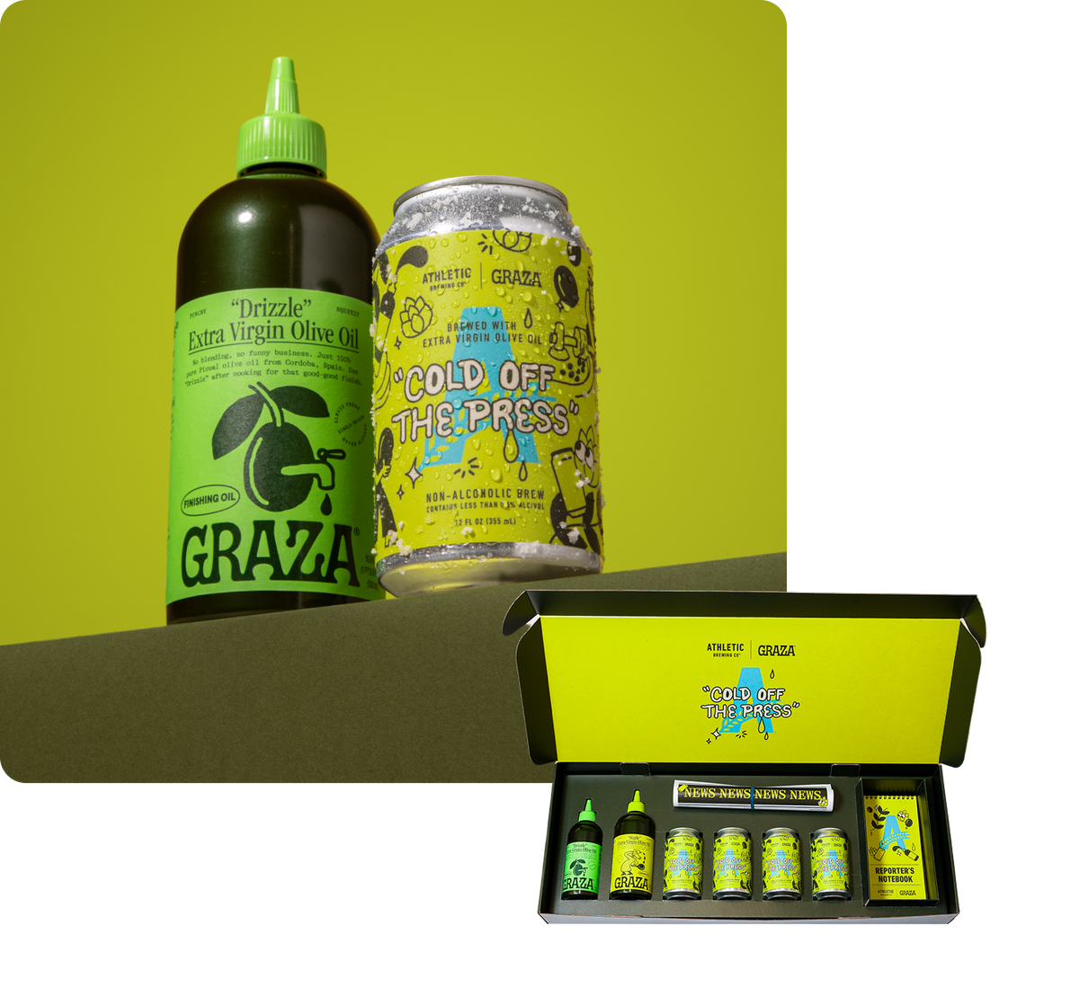 graza kit open with can and oil bottle
