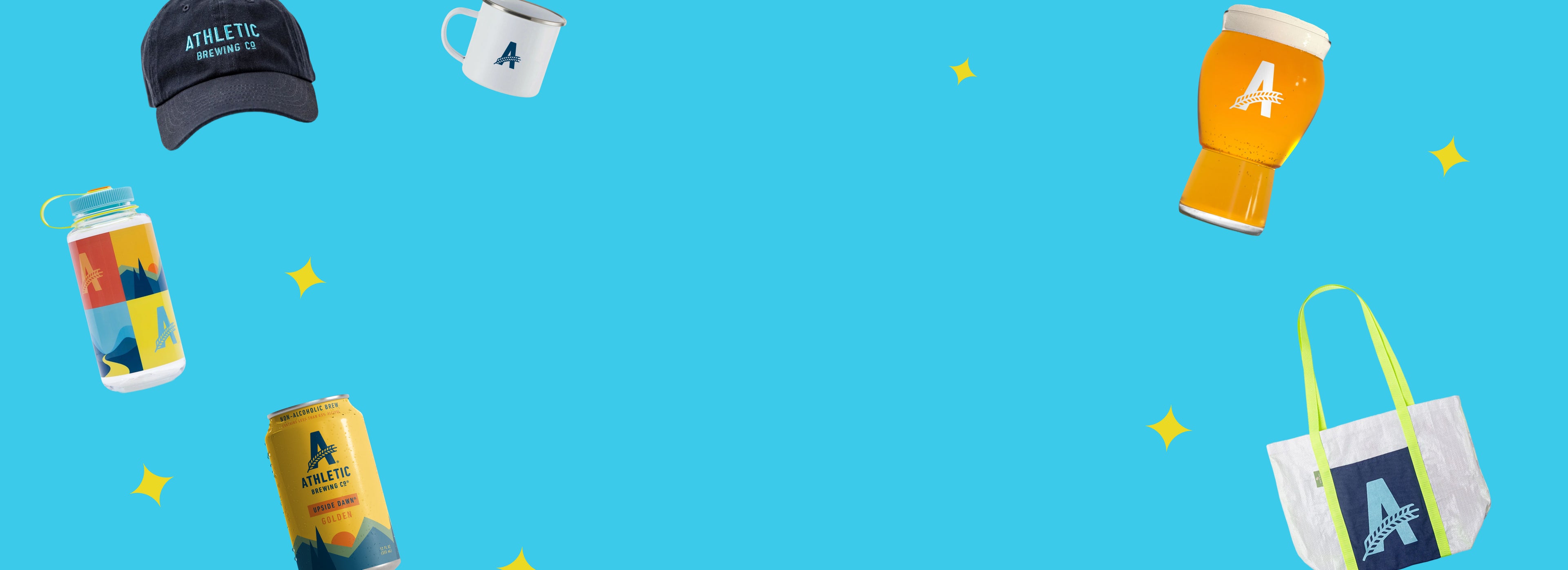 a variety of athletic gift items