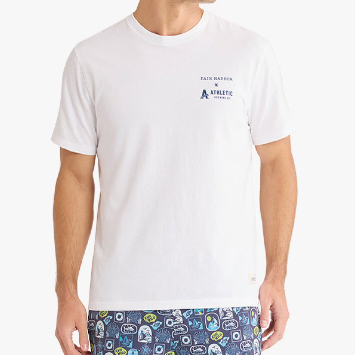 Athletic Brewing x Fair Harbor Run Wild Saltaire Tee