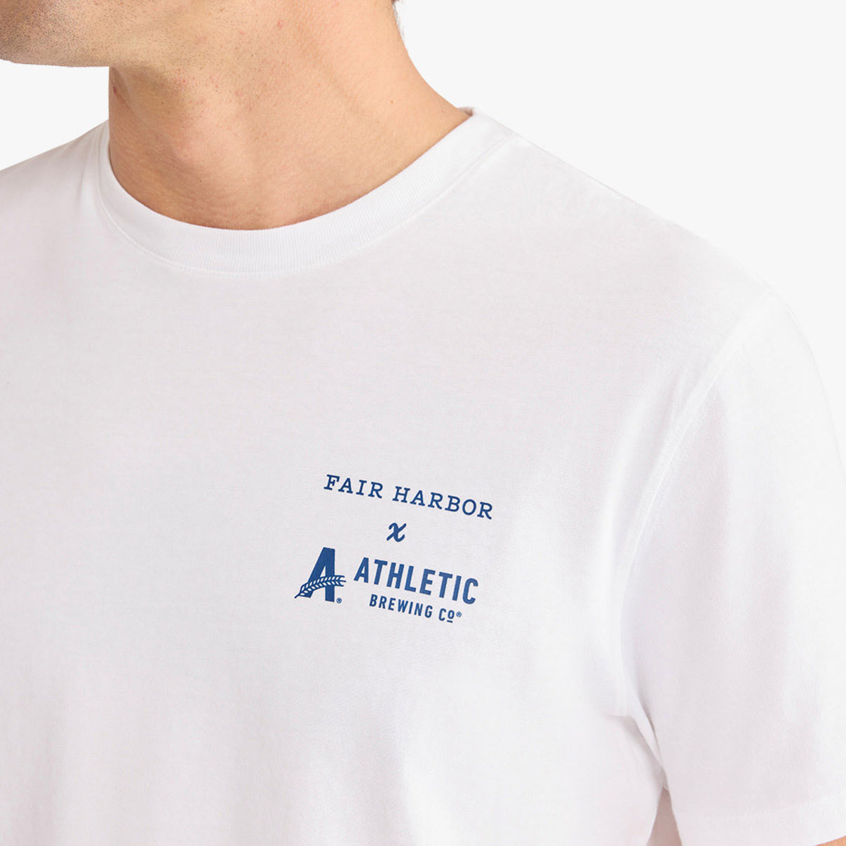 Athletic Brewing x Fair Harbor Run Wild Saltaire Tee