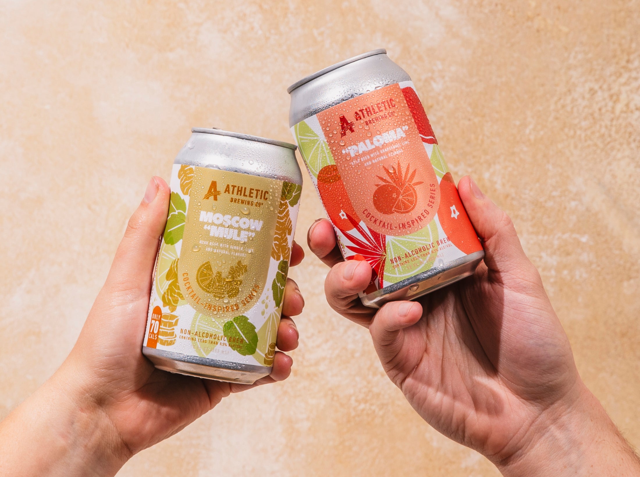 Cocktail inspired moscow mule and paloma cans