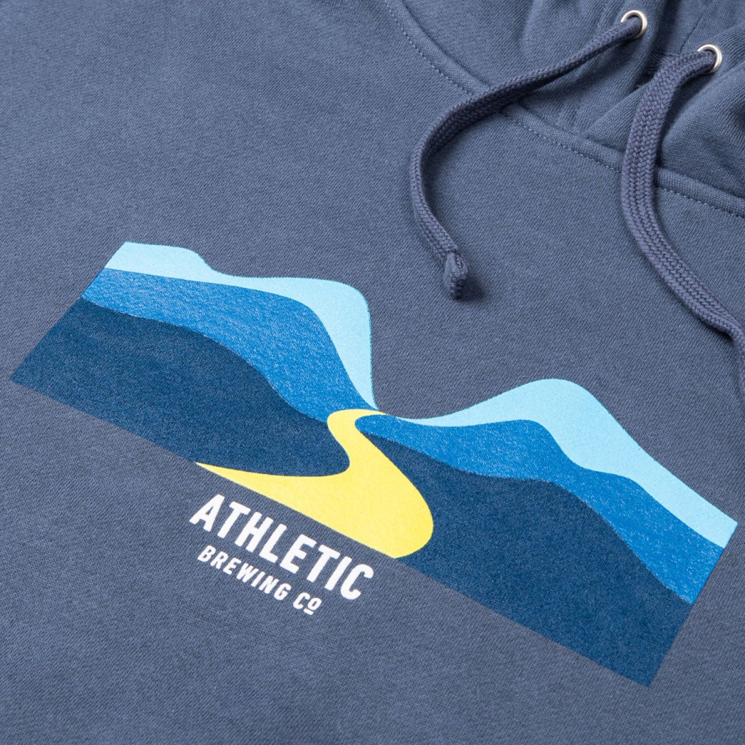 Athletic Brewing Co. Midweight Hoodie -  Storm Blue