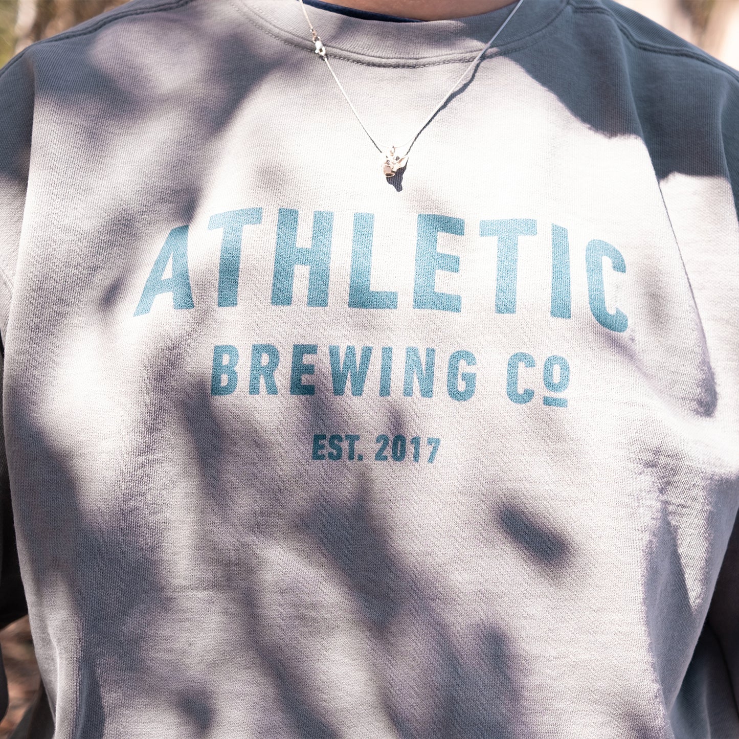 Athletic Brewing Co Crewneck Sweatshirt - Grey