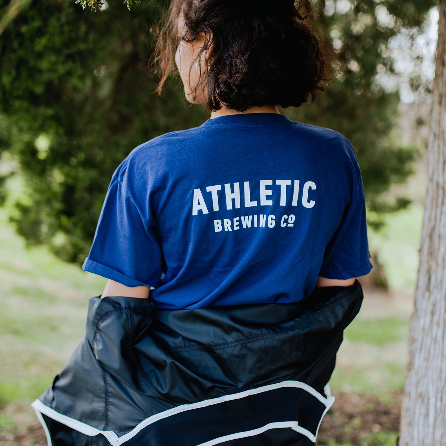 Athletic Brewing Co Logo T-Shirt - Navy