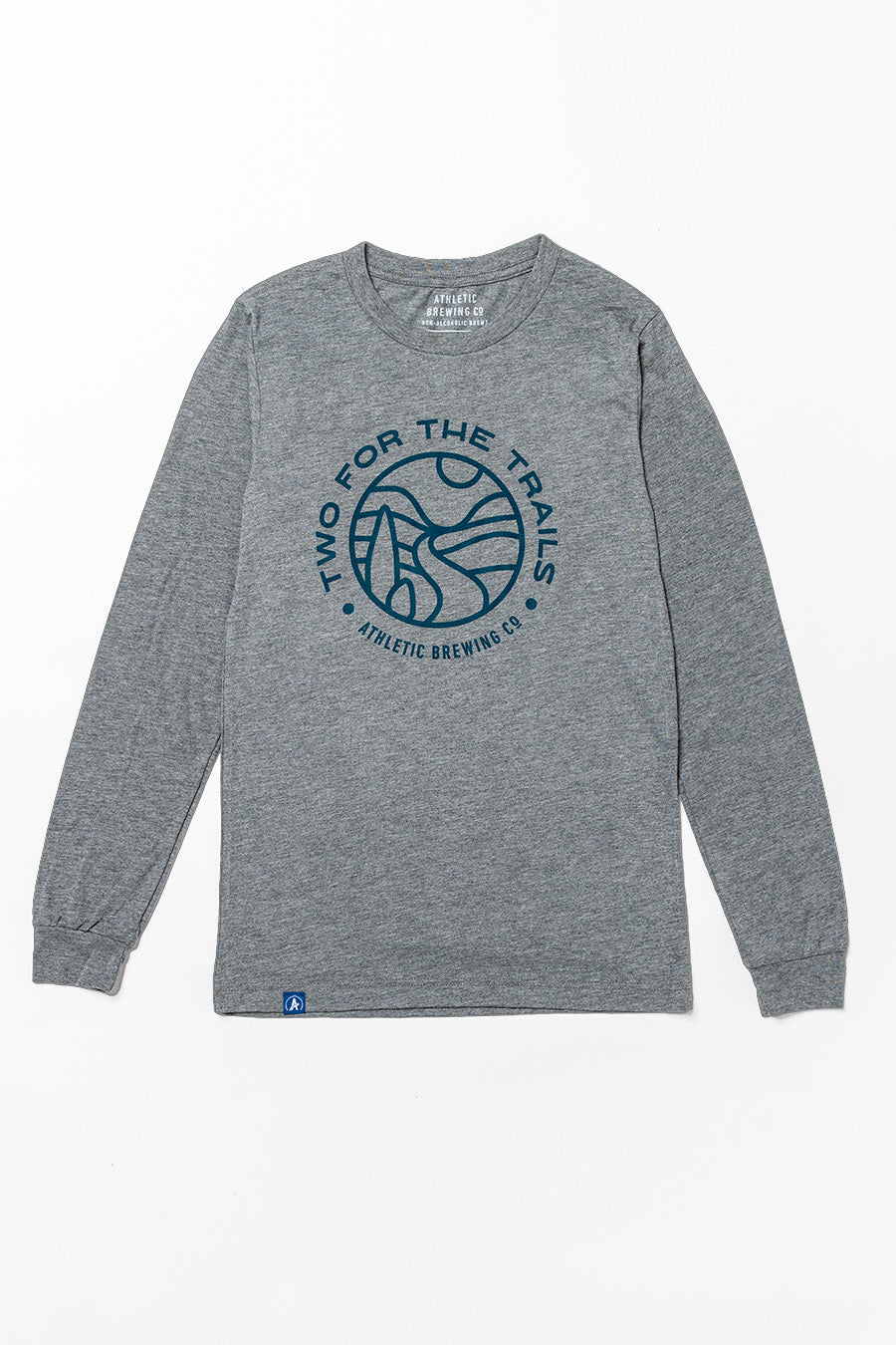 Grey Two for the Trails Long Sleeve T-Shirt