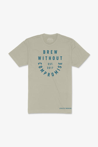 Brew Without Compromise T-Shirt - Tan