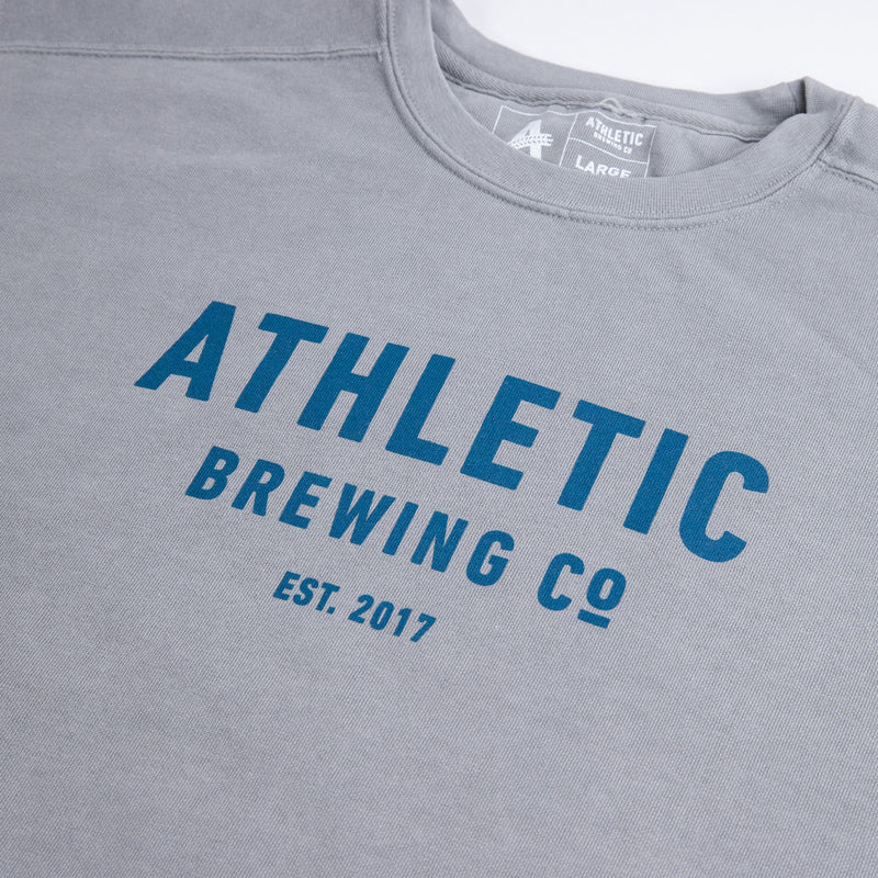 Athletic Brewing Co Crewneck Sweatshirt - Grey