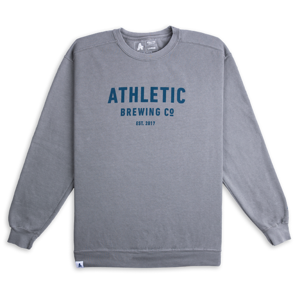 Athletic crew neck sweater hotsell