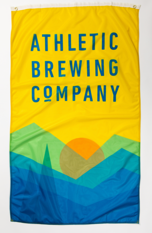 3'x5' Athletic Brewing Co Flag